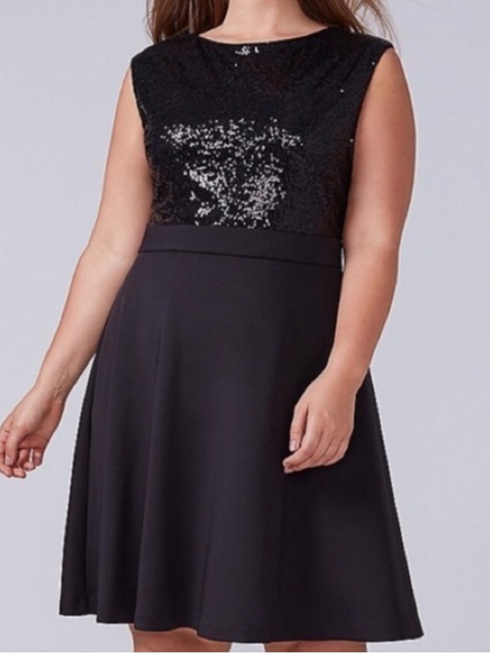 Lane Bryant Sequin Midi Dress NWOT